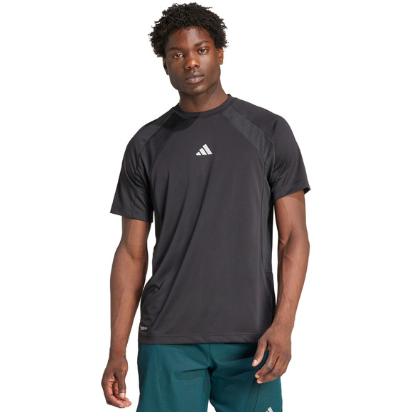 Koszulka męska adidas Tech Apparel Climacool Tech App Tee czarna KB9735
