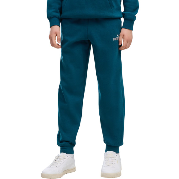 Spodnie dla dzieci Puma ESS 2 Color No. 1 Logo turkusowe 685824 36
