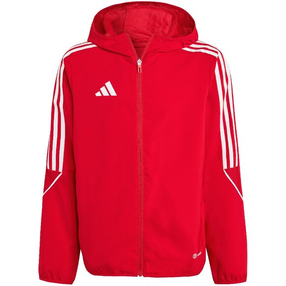 Kurtka dla dzieci adidas Tiro 23 League Windbreaker czerwona IA1624