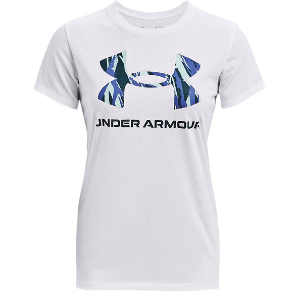 Koszulka damska Under Armour Live Sportstyle Graphic Ssc biała 1356305 104