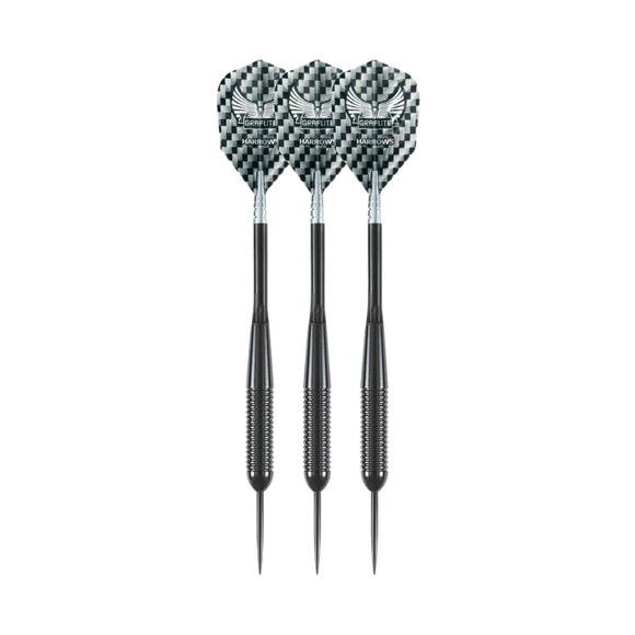 Harrows rzutki Black Arrow Steeltip 24 gr czarne 