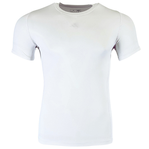 Koszulka męska adidas Techfit Aeroready Short Sleeve biała IS7605