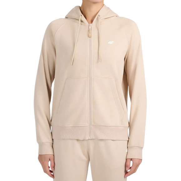Bluza damska 4F F2673 beżowa 4FWAW26TSWSF2673 83S
