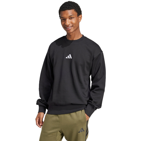 Bluza męska adidas Essentials Feelcozy Fleece czarna JE3794