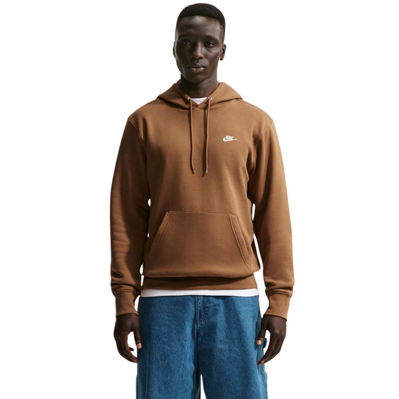 Bluza męska Nike Club BB brązowa FN3859 270