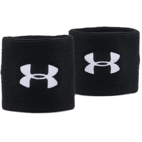 Frotki na rękę Under Armour Performance Wristbands czarne 1276991 001