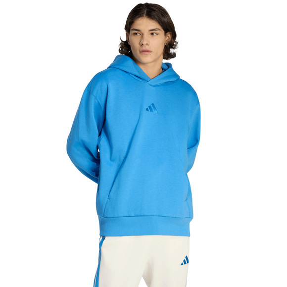 Bluza męska adidas ALL SZN Fleece Hoodie niebieska KC3182