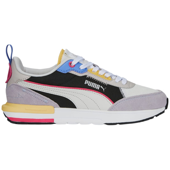 Buty Puma R22 beżowo-czarno-fioletowe 383462 24