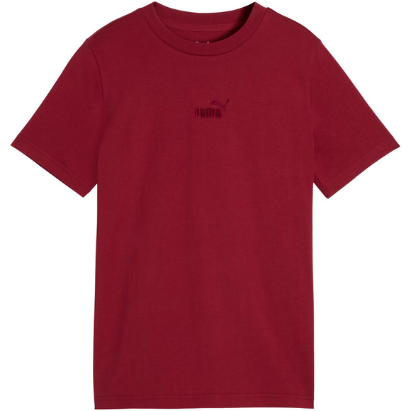 Koszulka dla dzieci Puma ESS Small No.1 Logo Centered Tee brązowa 692975 23