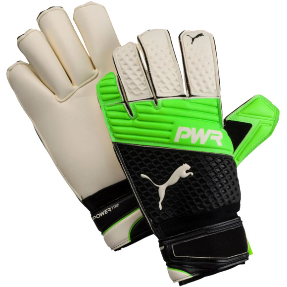 Rękawice bramkarskie Puma Evo Power Grip 2.3 GC czarno-zielono-białe 041223 32
