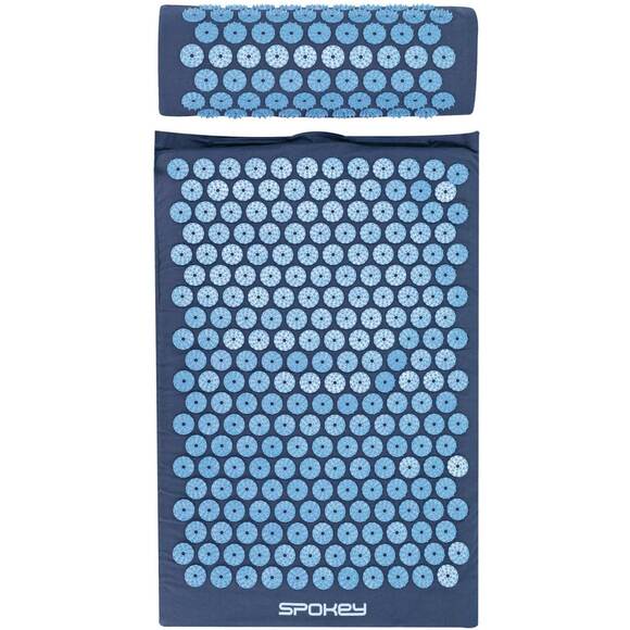 Mata do akupresury i masażu z poduszką Spokey Akumat niebieska 943394