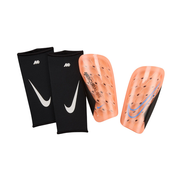 Ochraniacze piłkarskie Nike Mercurial Lite pomarańczowe DN3611 852