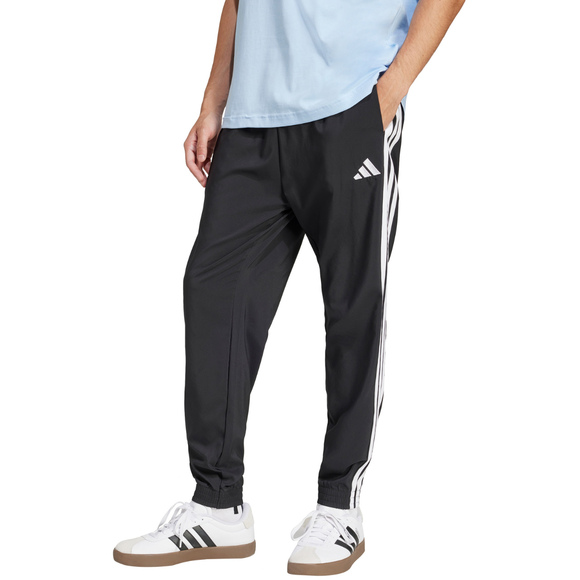Spodnie męskie adidas Essentials 3-Stripes Woven czarne IM7841