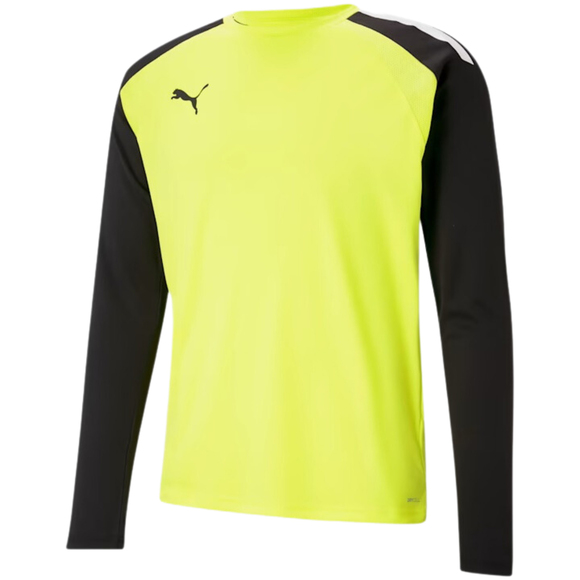 Bluza bramkarska męska Puma teamPACER GK LS żółto-czarna 704933 42