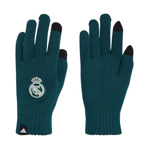 Rękawiczki adidas Real Madryt zielone KR4603