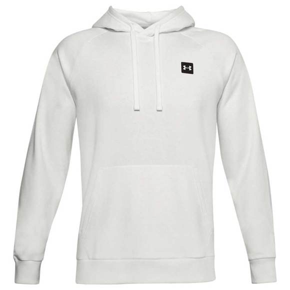 Bluza męska Under Armour Rival Fleece Hoodie biała 1357092 112