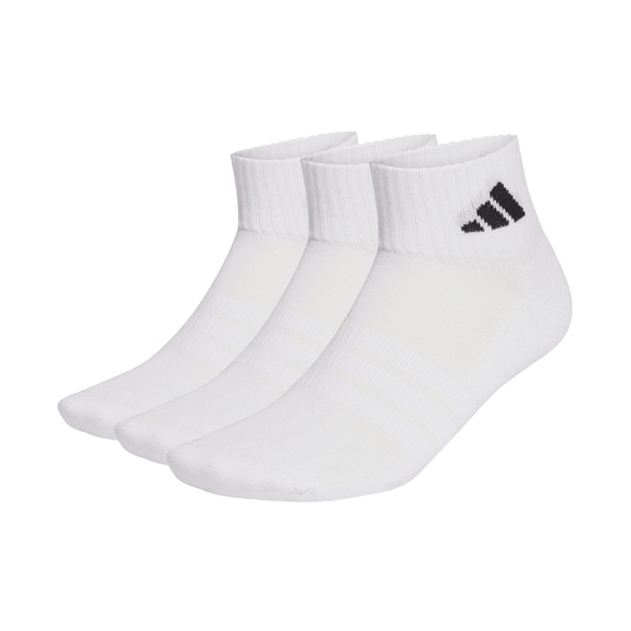 Skarpety adidas Cushioned Sportswear Ankle 3P białe JZ0523