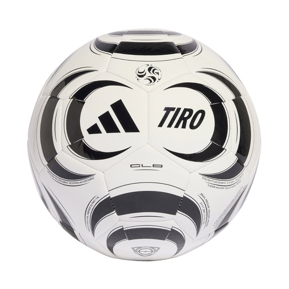 Piłka nożna adidas Tiro Club biało-czarna JW1530