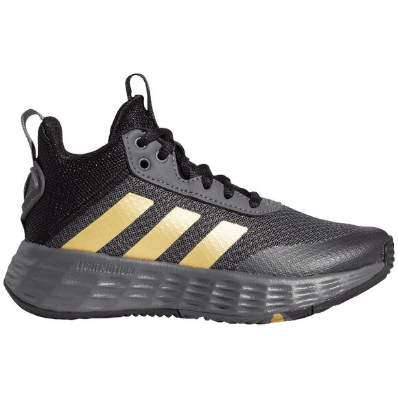 Buty dla dzieci adidas Ownthegame 2.0 czarno-złote GZ3381