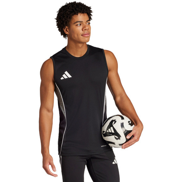 Koszulka męska adidas Tiro 25 Competition Sleeveless Jersey czarna JJ1521