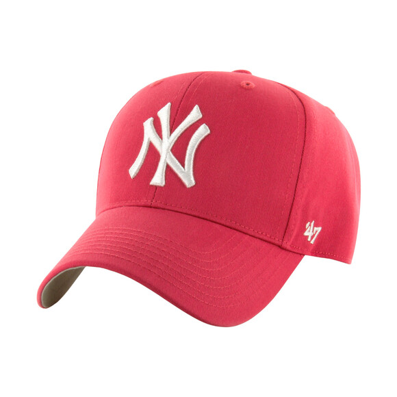Czapka z daszkiem dla dzieci '47 New York Yankees Raised Basic koralowa B-RAC17CTP-BE_KIDS