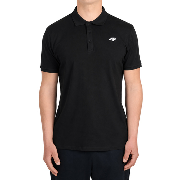 Koszulka męska polo 4F M0770 głęboka czerń 4FWMM00TPTSM0770 20S