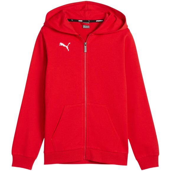 Bluza dla dzieci Puma teamGoal Casuals Hooded czerwona 658596 01