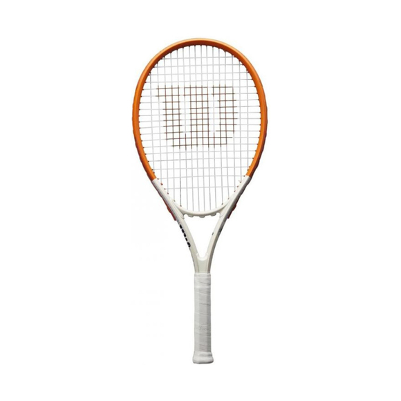 Rakieta do tenisa ziemnego Wilson Roland Garros Elite RKT 3 4 3/8  biało-pomarańczowa WR168410U3