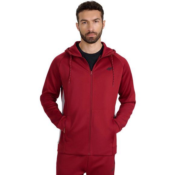 Bluza męska 4F FNK M587 ciemna czerwień 4FWAW25TFSWM587 61S