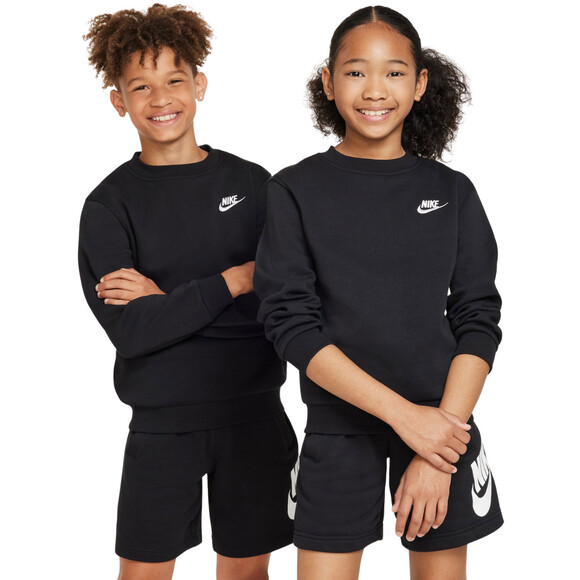 Bluza dla dzieci Nike Sportswear Club Fleece czarna FD3006 010