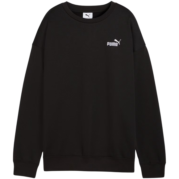Bluza damska Puma ESS Small No. 1 Logo Relaxed Crew czarna 633268 01