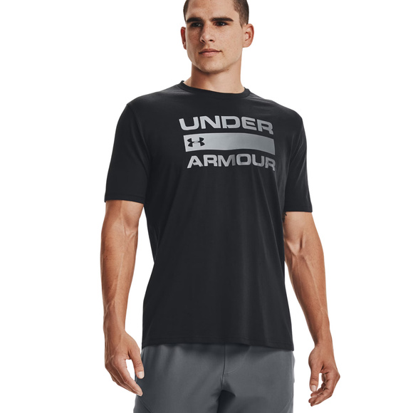 Koszulka męska Under Armour Team Issue Wordmark SS czarna 1329582 001