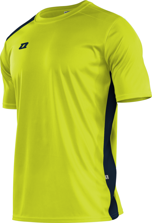 CONTRA JUNIOR - koszulka meczowa  kolor: LEMON\GRANATOWY
