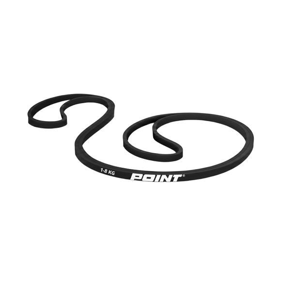 Guma oporowa Point 1-8 kg czarna 