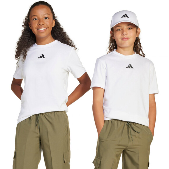 Koszulka dla dzieci adidas Essentials biała JC9774
