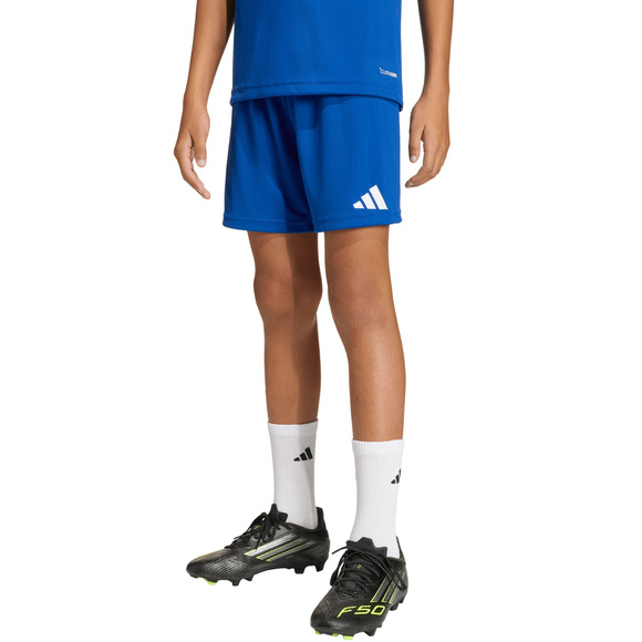 Spodenki dla dzieci adidas Entrada 26 niebieskie JZ6524