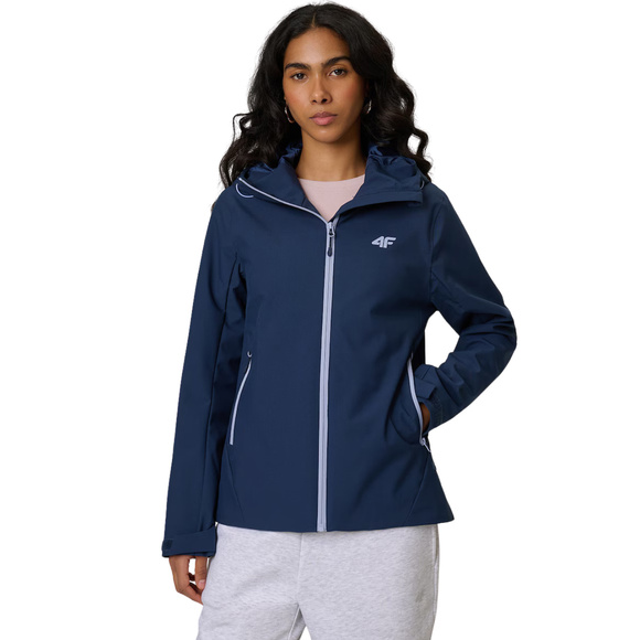 Kurtka damska techniczna 4F F1111 granatowa 4FWSS26TTJAF1111 31S