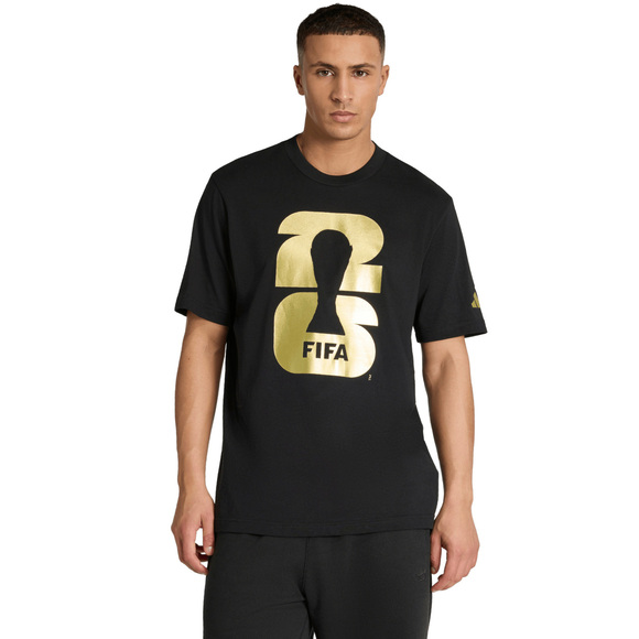 Koszulka męska adidas FIFA World Cup 26 Official Emblem czarna KB3704