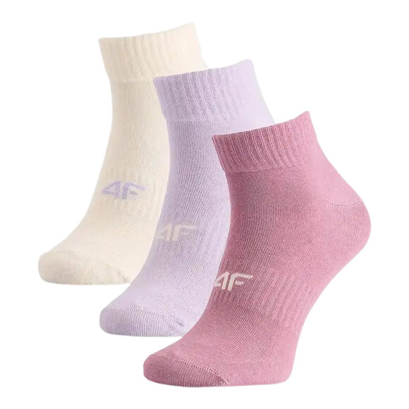 Skarpety damskie 4F F448 3 pak multikolor 4FWMM00USOCF448 95S