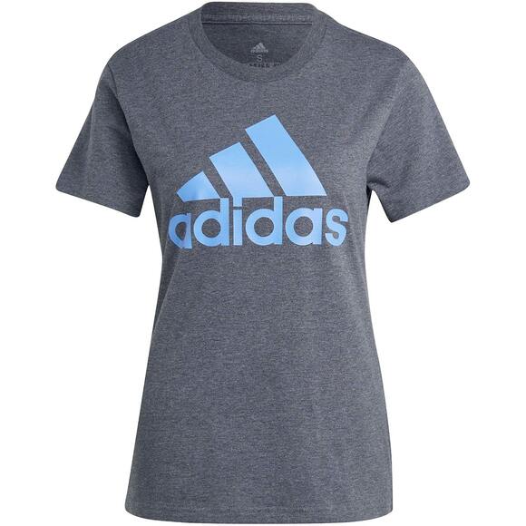 Koszulka damska adidas Loungewear Essentials Logo Tee szara IC0634