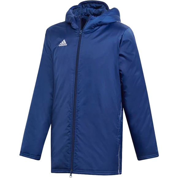 Kurtka dla dzieci adidas Core 18 Stadium JUNIOR granatowa DW9198