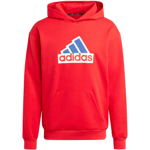 Bluza męska adidas FI BOS HD OLY czerwona IS8338