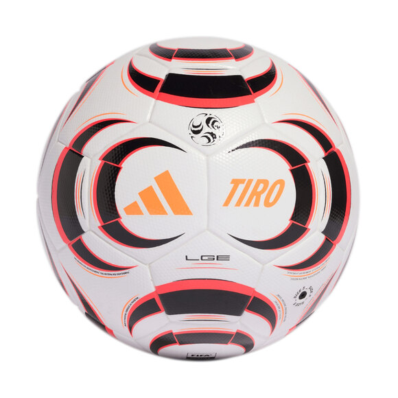 Piłka nożna adidas Tiro League biało-czarno-pomarańczowa KA5263