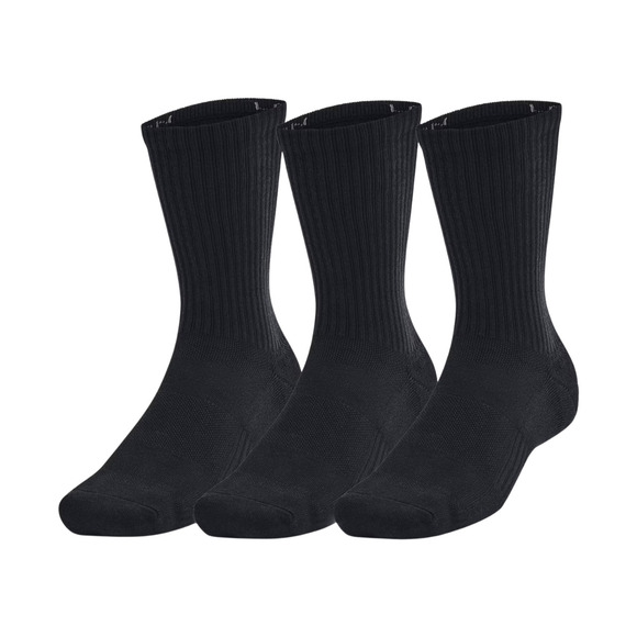Skarpety Under Armour TC 3pk Crew czarne 1386311 001