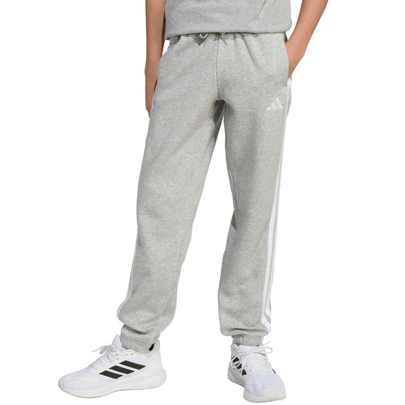 Spodnie dla dzieci adidas Essentials jasnoszare JY4995