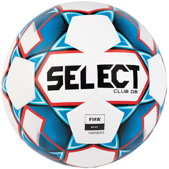 Piłka nożna Select Club DB biało-niebiesko-czerwona 