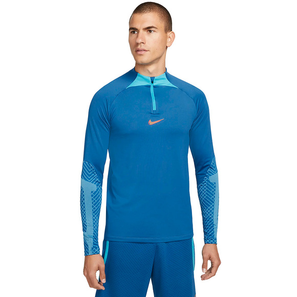 Bluza męska Nike Dri-FIT Strike Drill Top niebieska DH8732 407