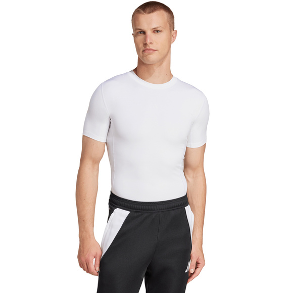 Koszulka męska adidas Techfit Short Sleeve Tee biała JP4675