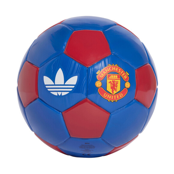 Piłka nożna adidas Manchester United Away Mini niebiesko-czerwona KE5121