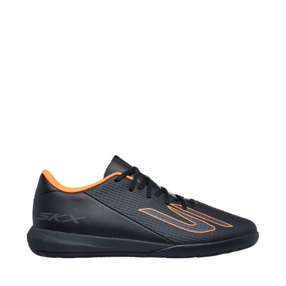 Buty piłkarskie Skechers Academy IC SKX_2 czarno-pomarańczowe 252128 BKOR